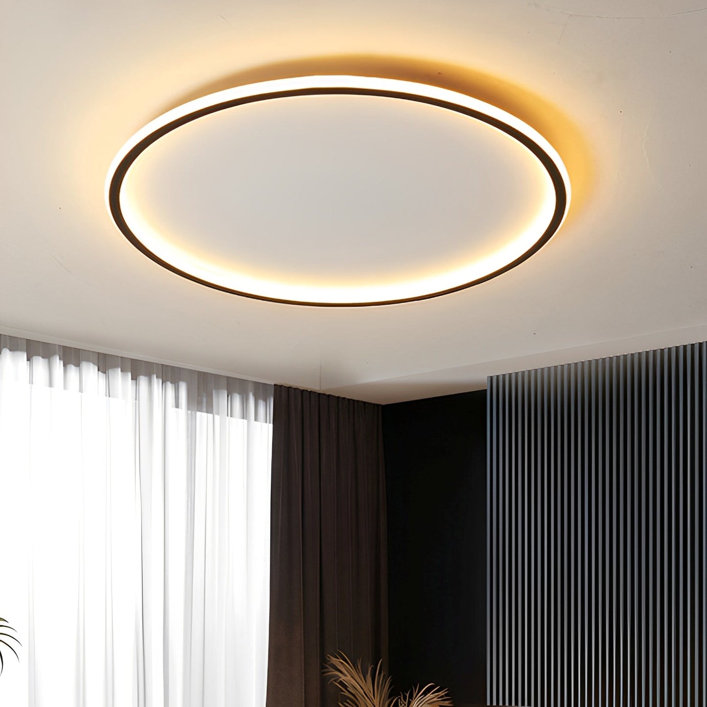 Aurika – Lampe LED de plafond ronde en style nordique