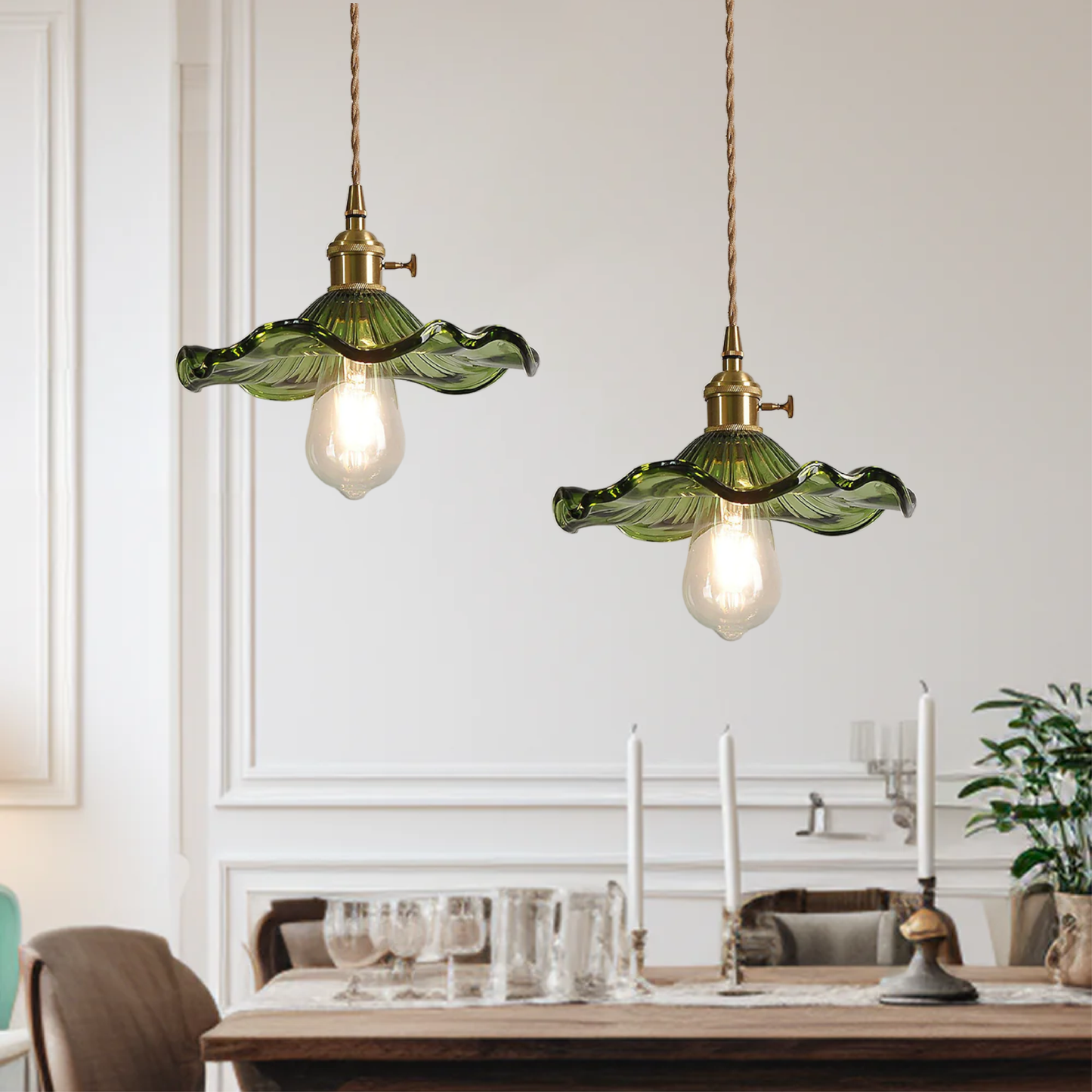 Diana – Lustre en verre scandinave-japonais