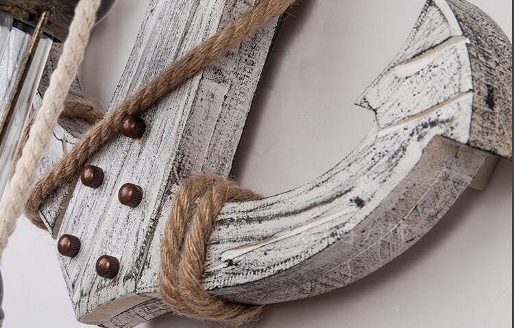 Dorian – Applique murale rétro industrielle au design d'ancre