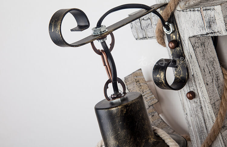 Dorian – Applique murale rétro industrielle au design d'ancre