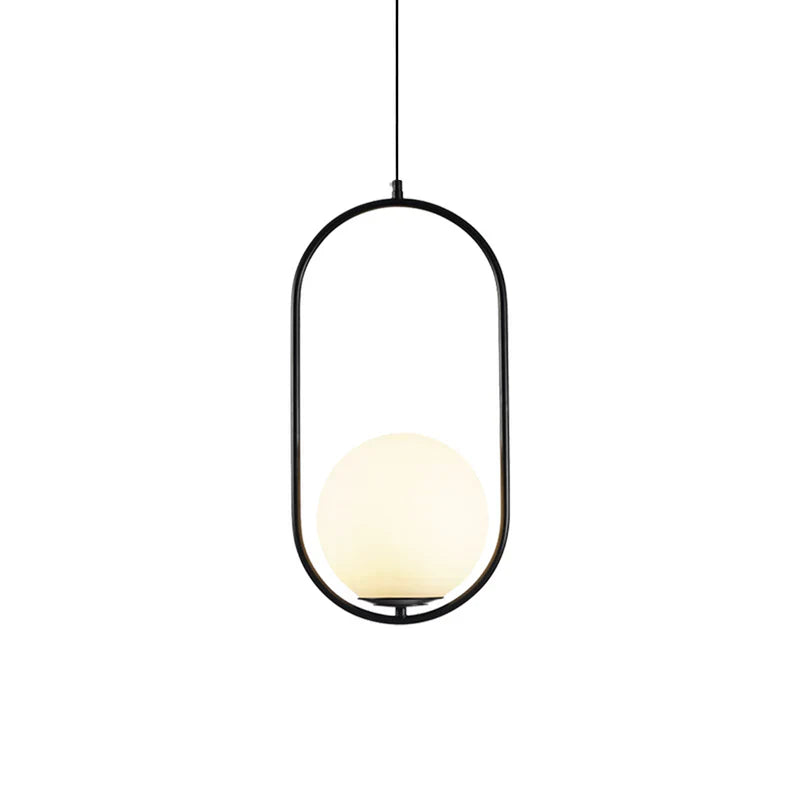 Sumire – Suspension en fer et verre classique