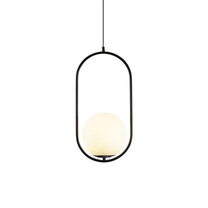 Sumire – Suspension en fer et verre classique