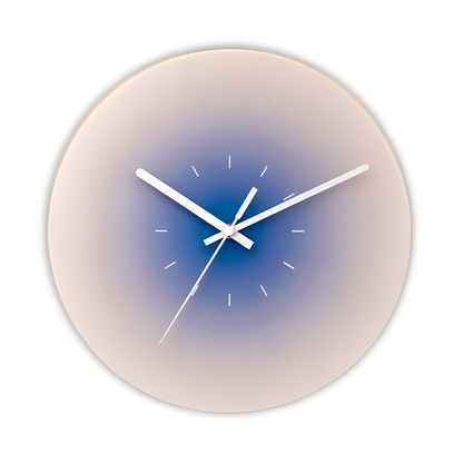 Sonya – Élégante Horloge Murale en Verre