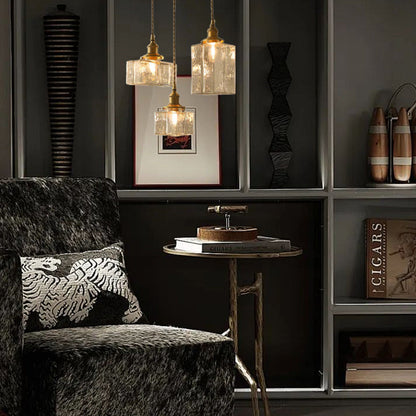 Kian – Lampe Suspendue en Verre Élégante