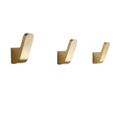 Tarah – Crochet mural en laiton brossé