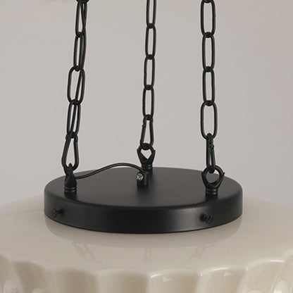 Elora – Suspension blanche style vintage