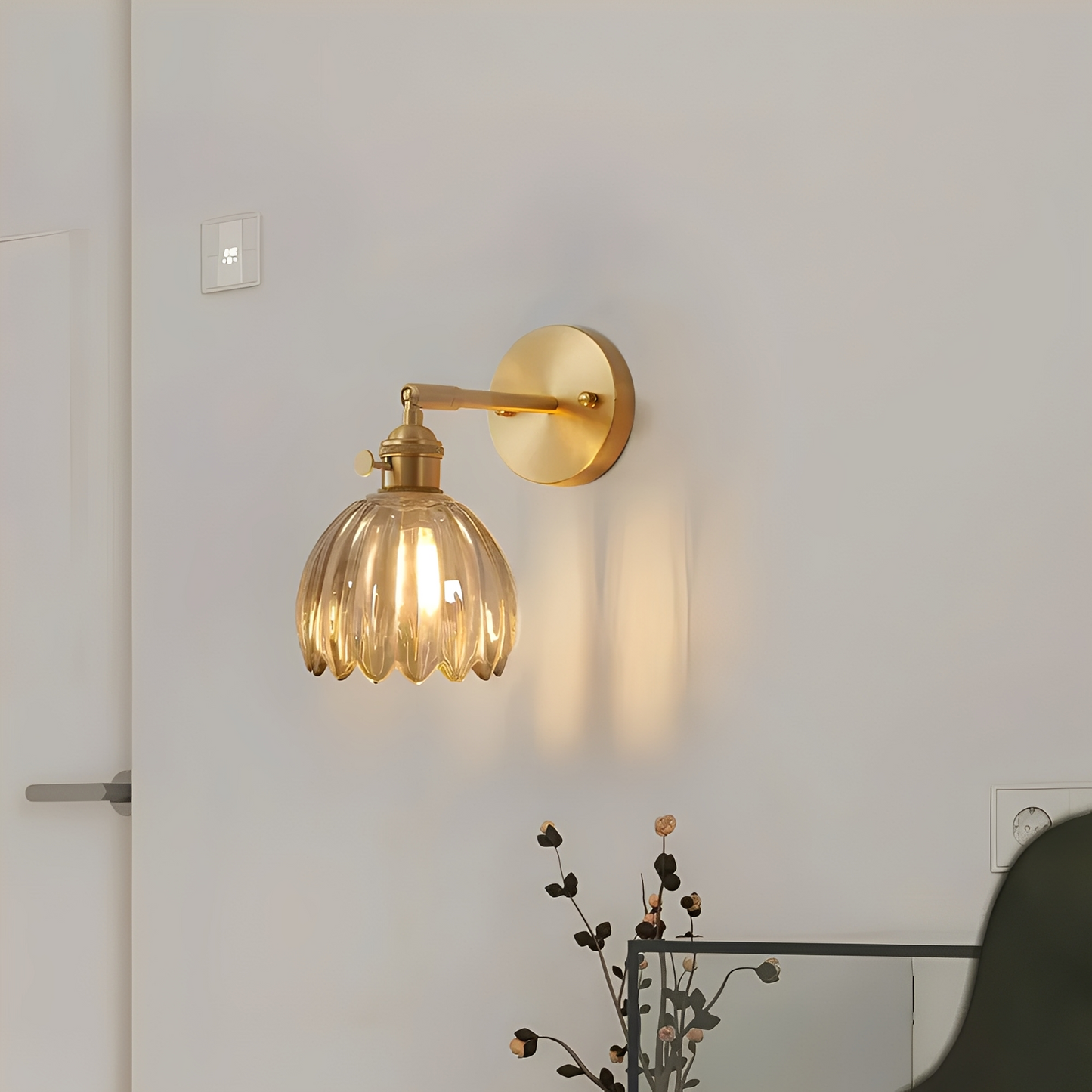 Gela – Lampe Suspendue en Verre Nordique