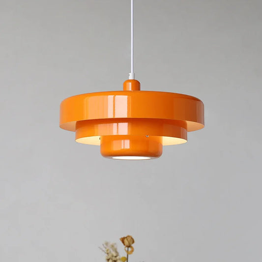 Lampe pendante en gradins moderne du milieu du siècle