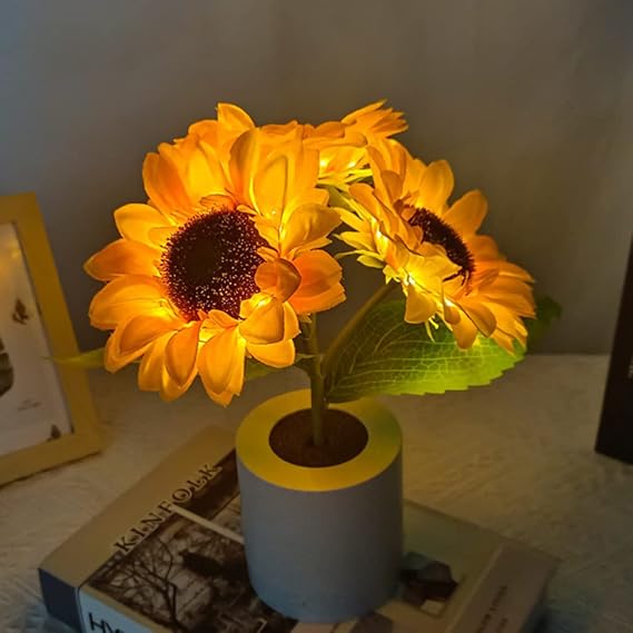 Solvyn – Lampe Tournesol Scintillante