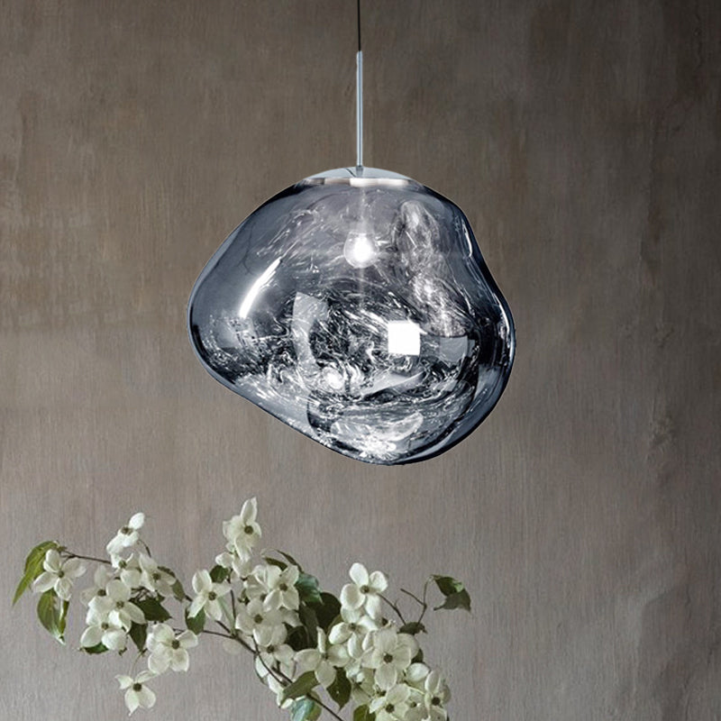Edna – Suspension avec Design en Verre Irrégulier