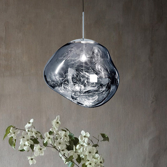 Edna – Suspension avec Design en Verre Irrégulier