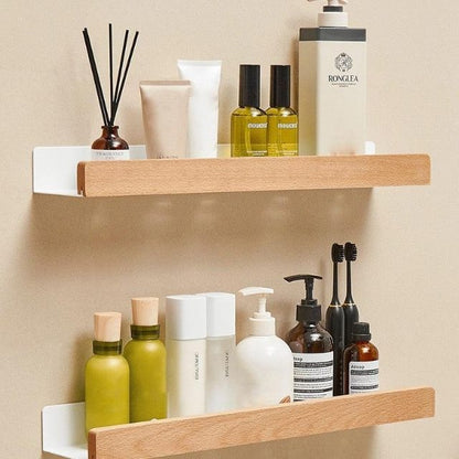 ÉtagiBois – Étagères de salle de bain sans perçage