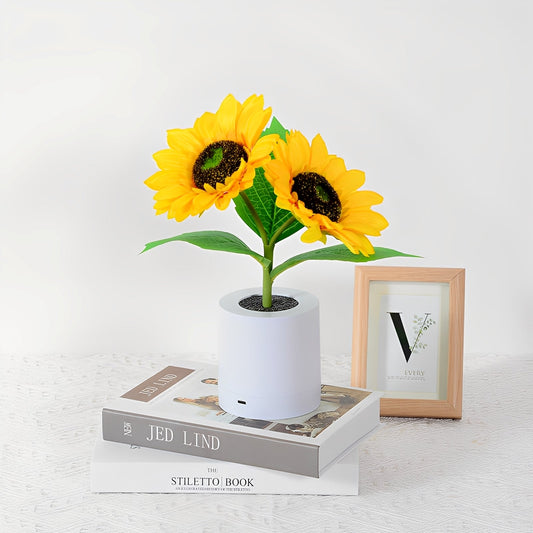 Solina – Lámpara de Noche LED de Girasol Recargable