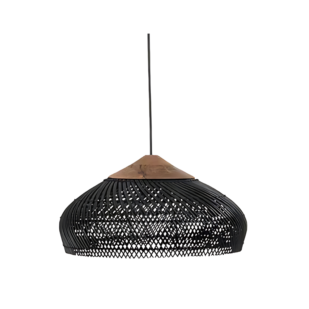 Ella – Plafonnier en rotin asiatique