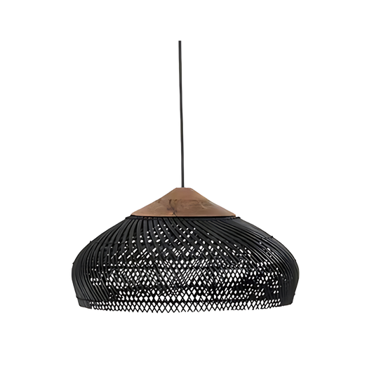 Ella – Plafonnier en rotin asiatique