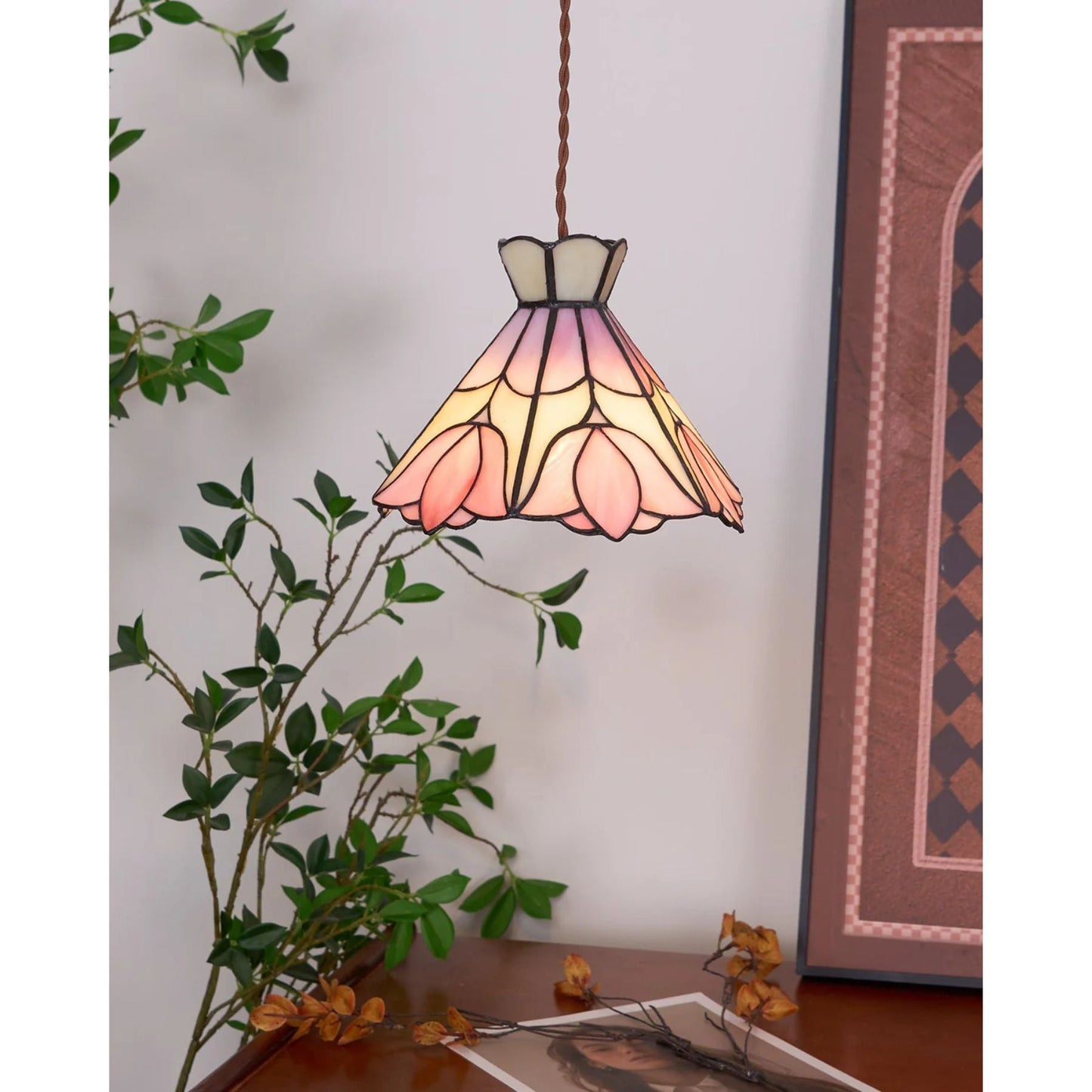 Sadena – Tiffany-Hängeleuchte