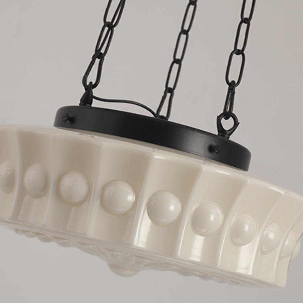 Elora – Suspension blanche style vintage