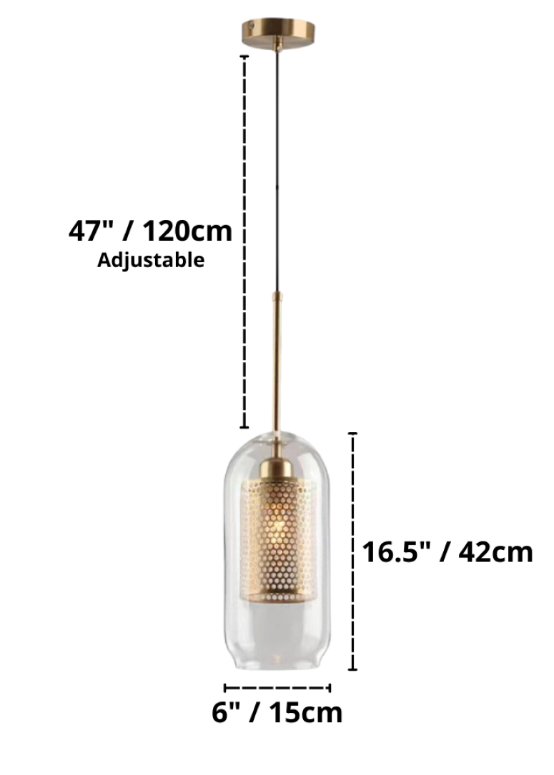 Adonia - Suspensions en verre