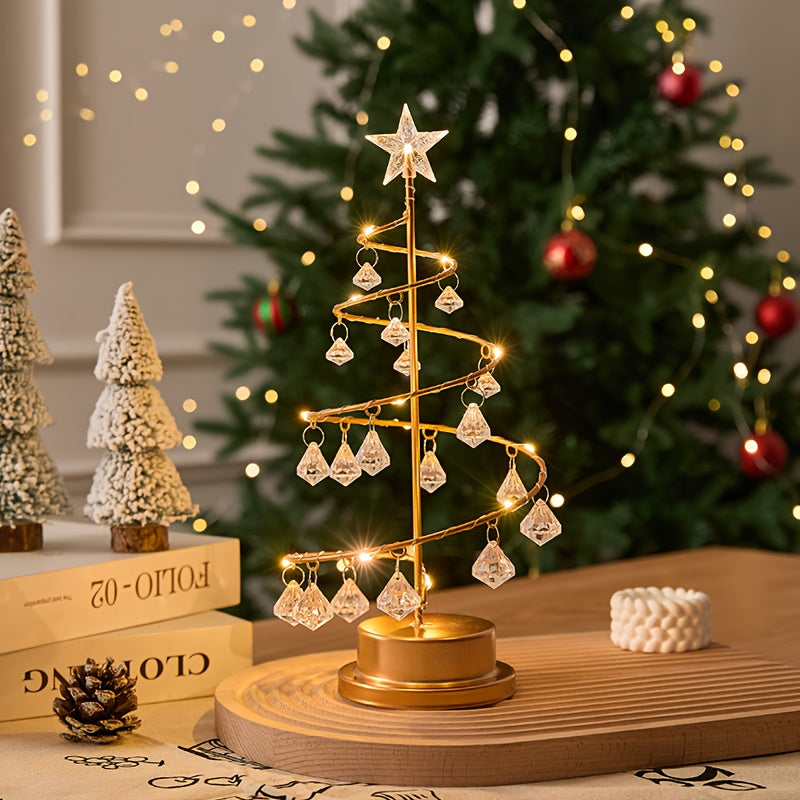 Carl – Lámpara LED Árbol de Cristal