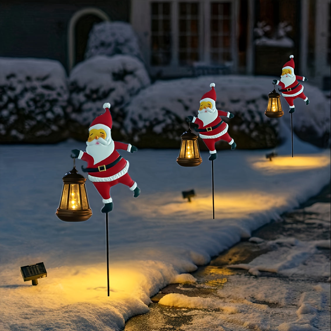 Santy – Luces Colgantes Solares de Santa Claus