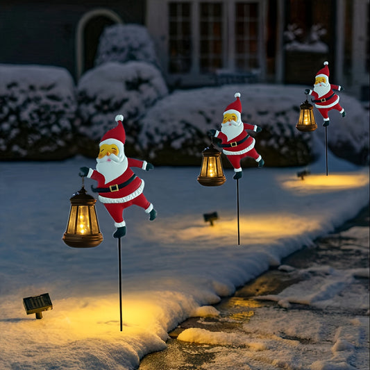 Santy – Luces Colgantes Solares de Santa Claus