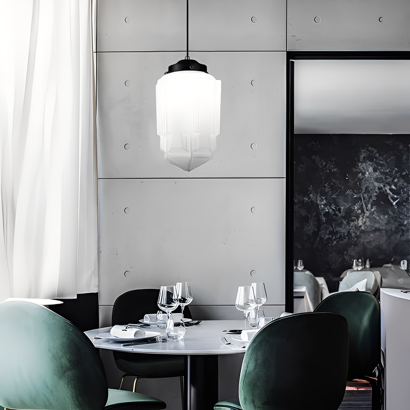 Arvida – Candelabro de Cristal Industrial Retro