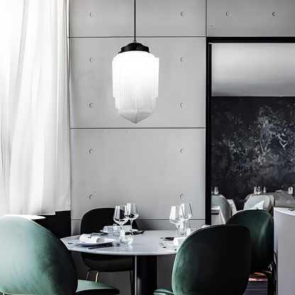 Arvida – Candelabro de Cristal Industrial Retro