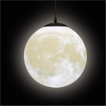 LuneCréa – Suspension lumineuse 3D en forme de lune