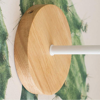 Oiseau – Applique murale en bois simple en forme de demi-cercle