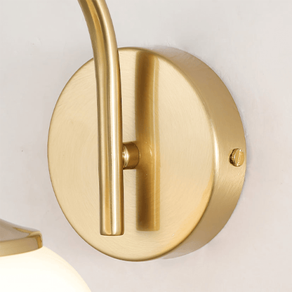 Celia – Applique en fer forgé et en verre