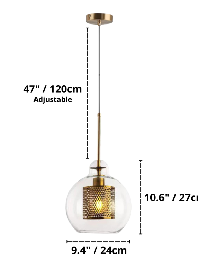Adonia - Suspensions en verre