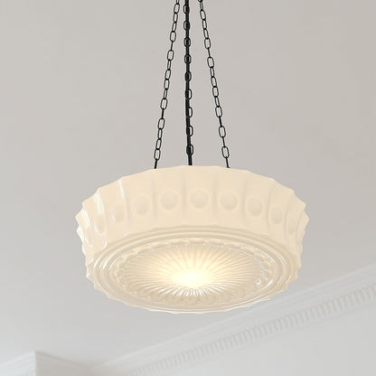Elora – Suspension blanche style vintage