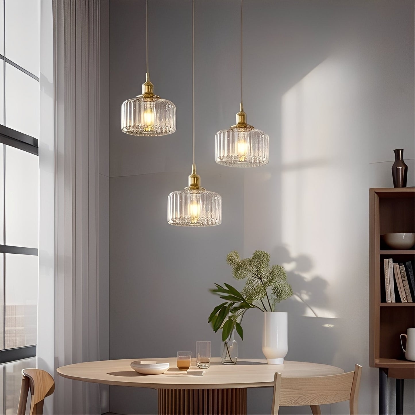 Riku – Suspension rétro en laiton