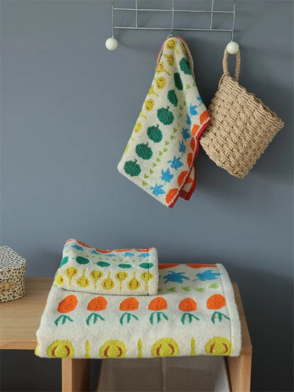 Carrie – Serviettes Japandi en pur coton