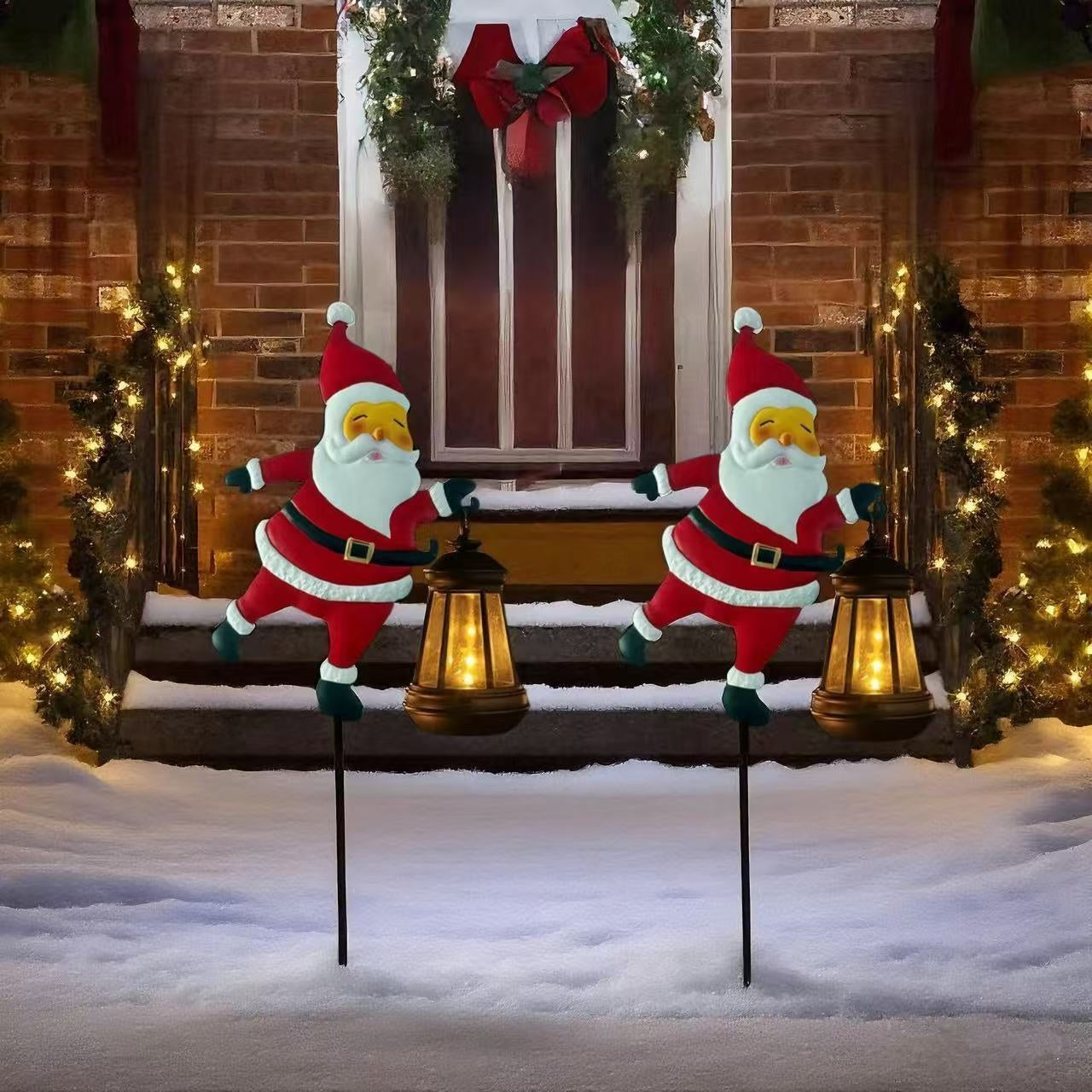 Santy – Luces Colgantes Solares de Santa Claus