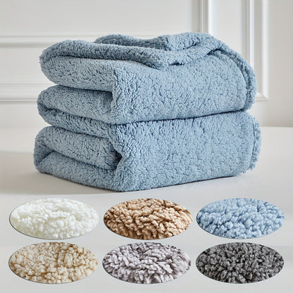 NuageChaud – Couverture sherpa douce & réversible