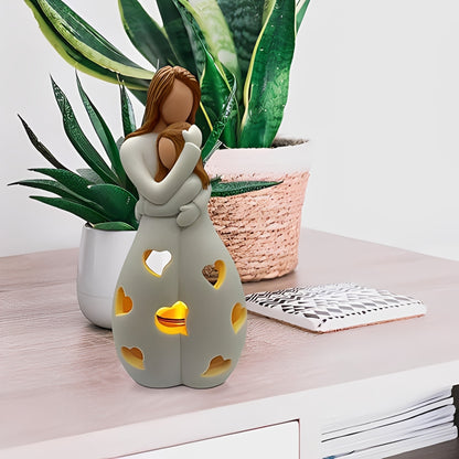 Maria – Lampe en résine rustique