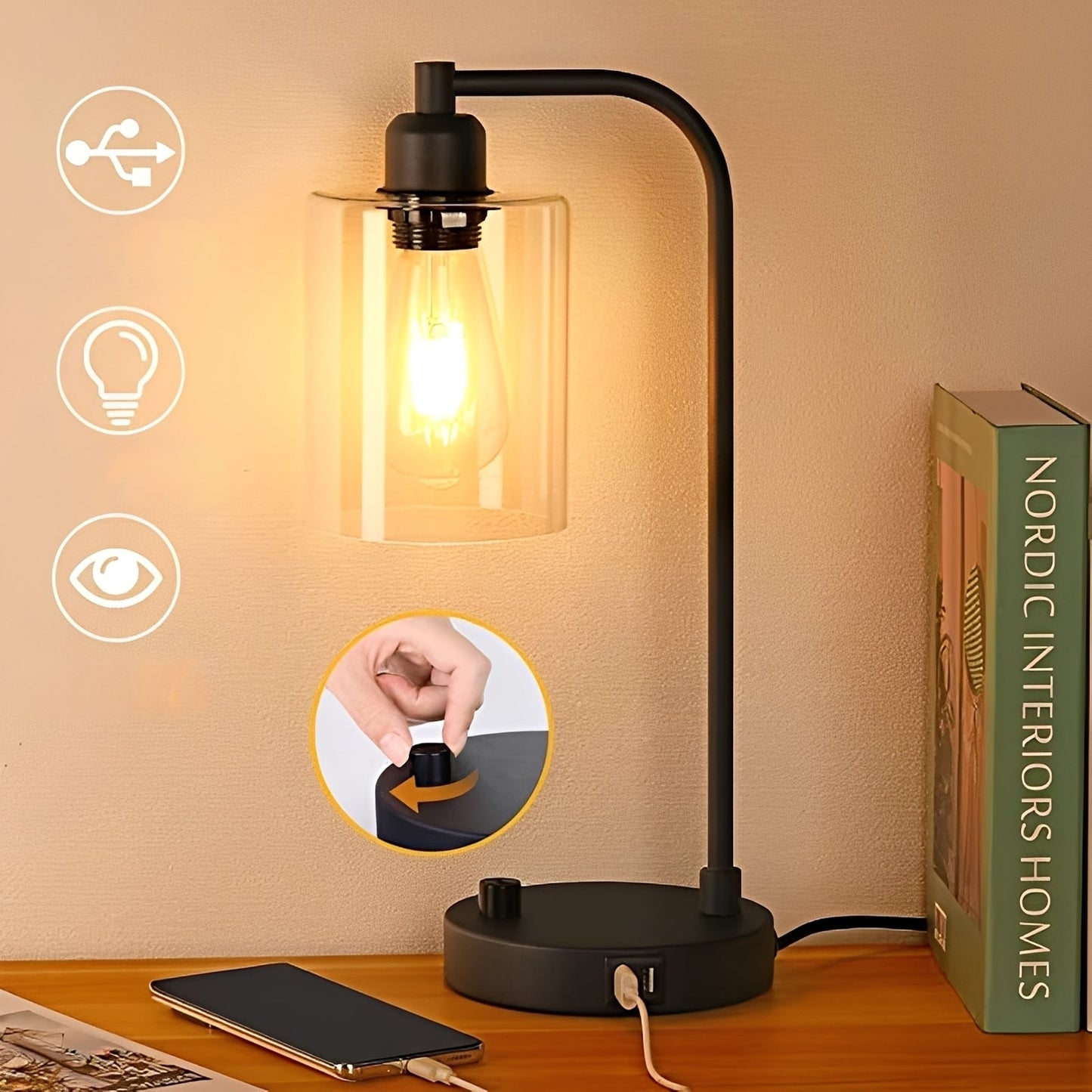 Carmina – Lampe de chevet