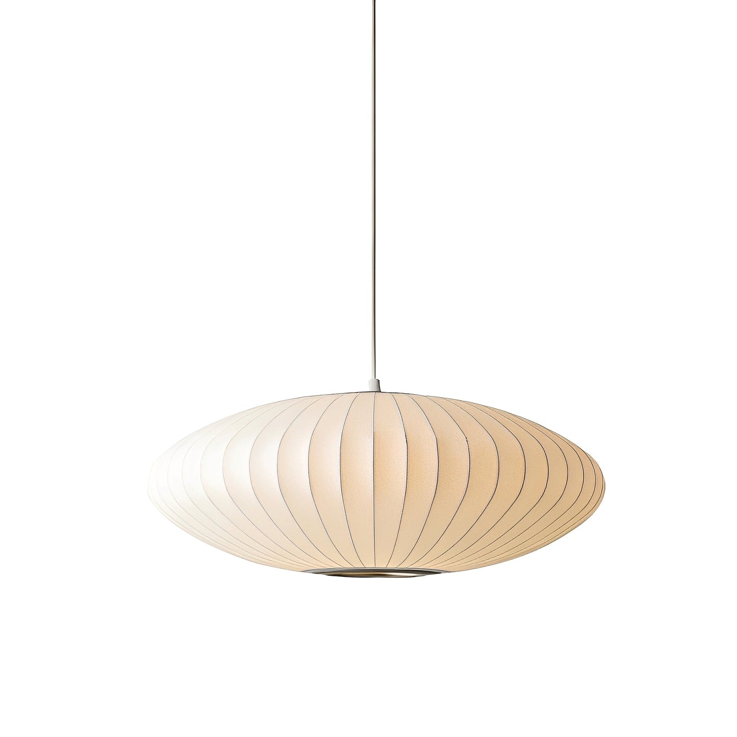 Soluna – Suspension en tissu moderne en blanc