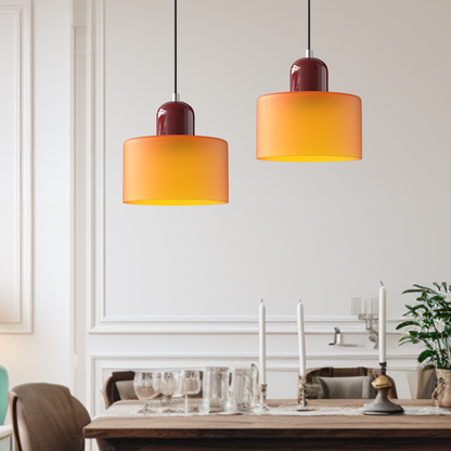 Frieda – Lampe suspendue moderne en verre