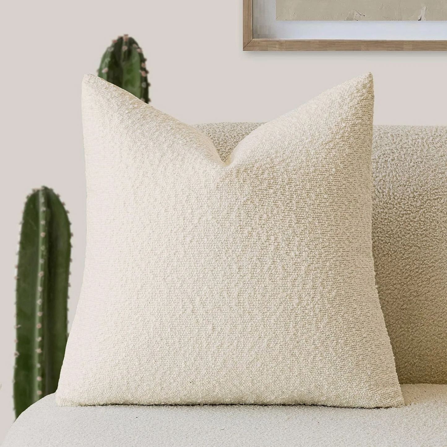 Mira – Douces Housses de Coussin Bouclé