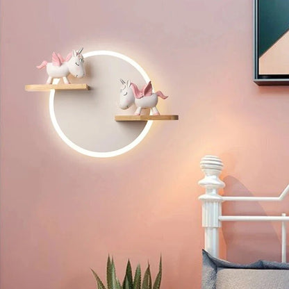 Lampe De Chevet Murale Licorne Pour Enfants