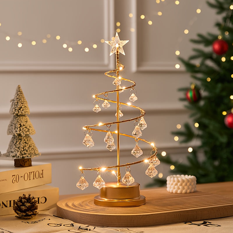 Carl – Lámpara LED Árbol de Cristal