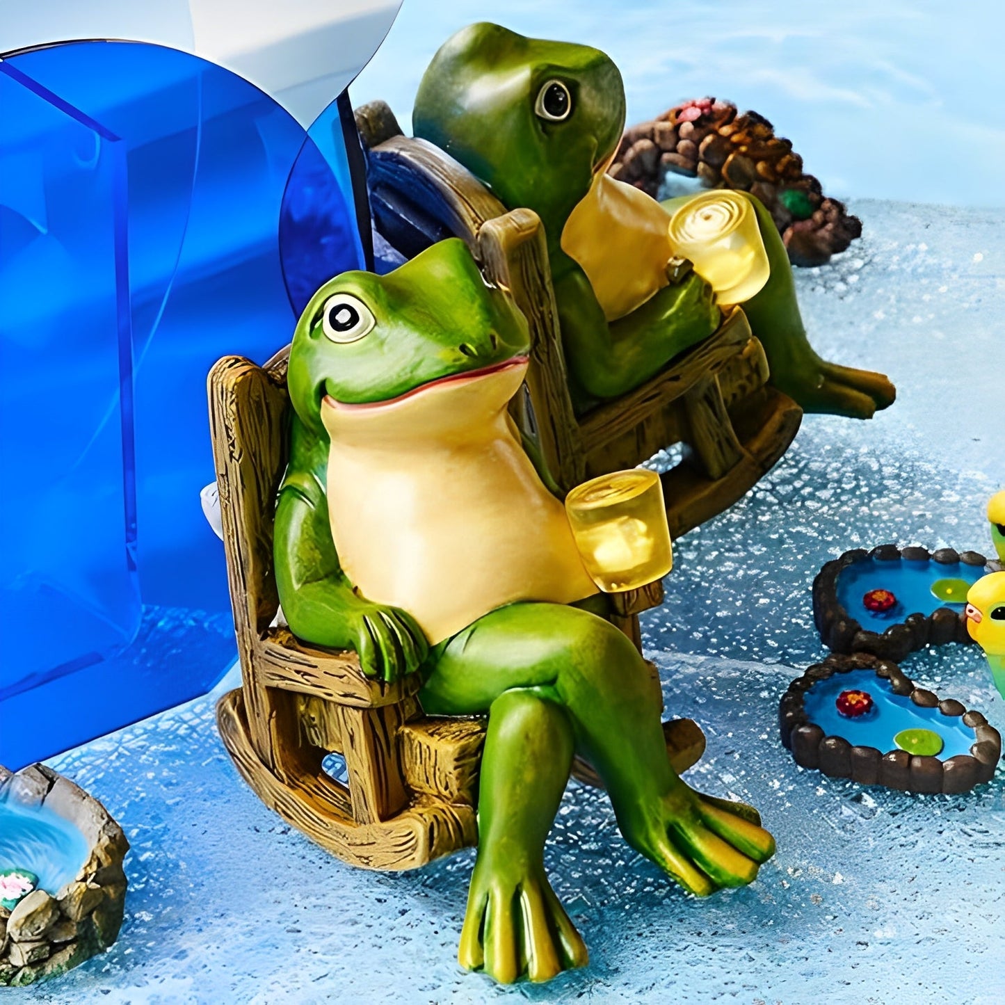 Frilo – Figurine Solaire Grenouille Amusante