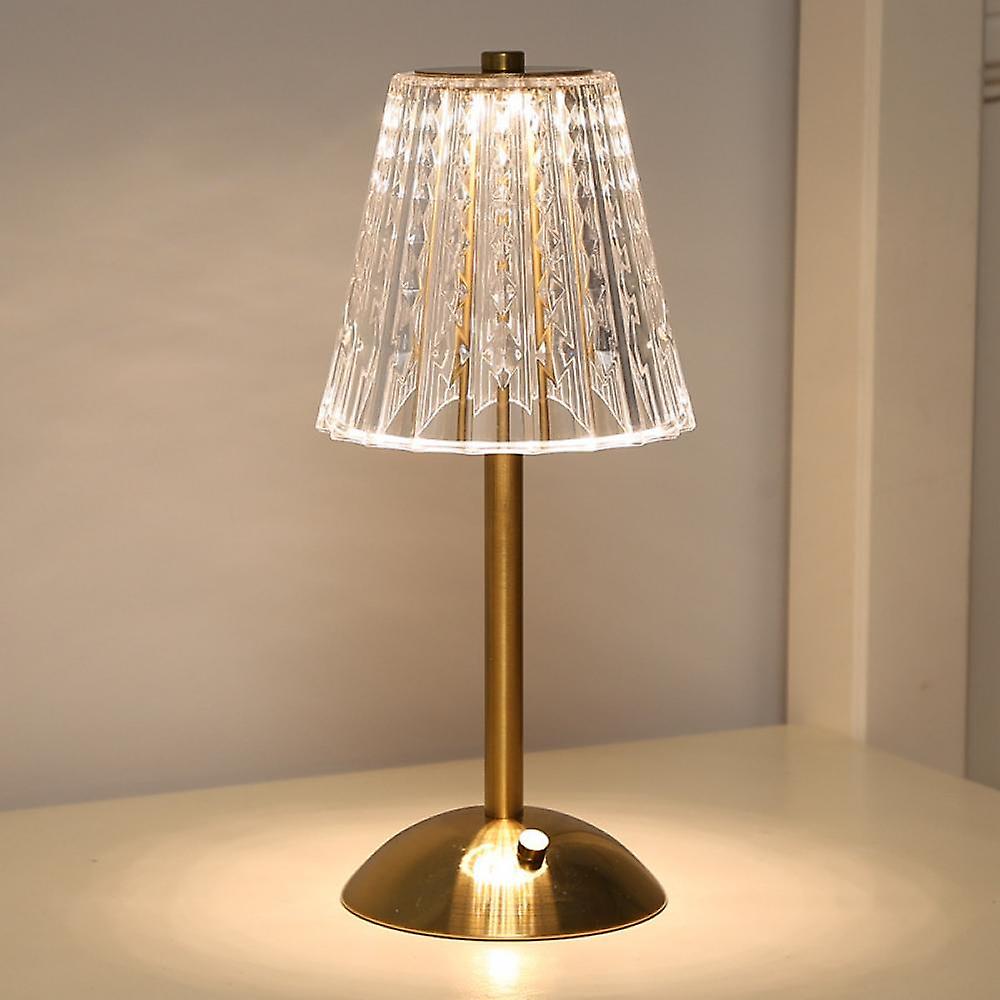 Lampe Cristal Dorée – Éclat raffiné pour déco luxueuse