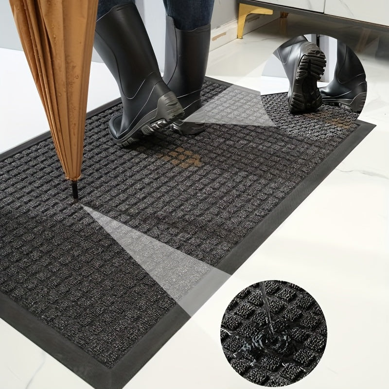 Paillasson géométrique pour usage intérieur et extérieur