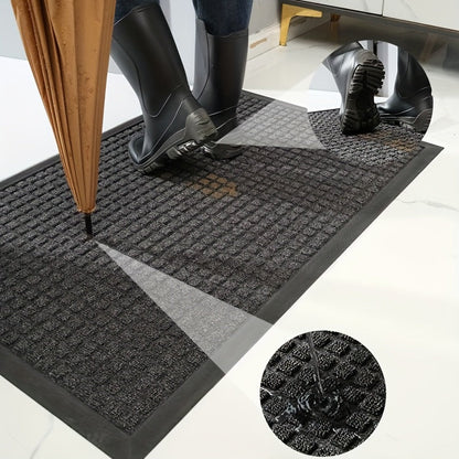 Paillasson géométrique pour usage intérieur et extérieur