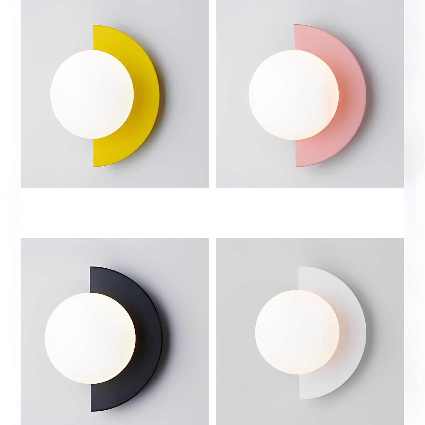 Lia – Lampe murale colorée pour murs d'accent