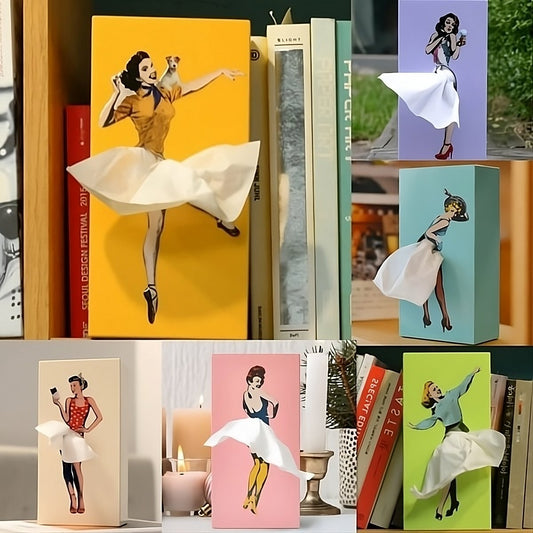 Distributeur de mouchoirs Jupe flottante – Design original et raffiné