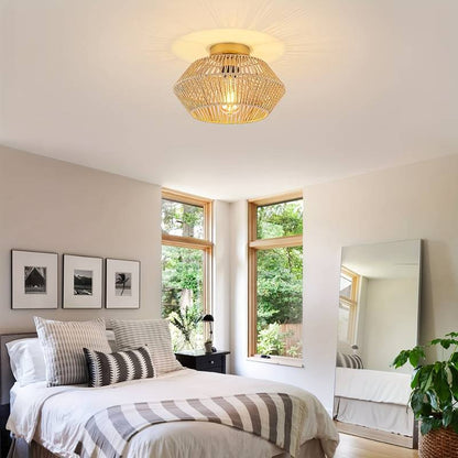 Lustre BohoLoom – Tissage bohème pour ambiance chaleureuse